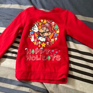 Mario Christmas sweater for boys